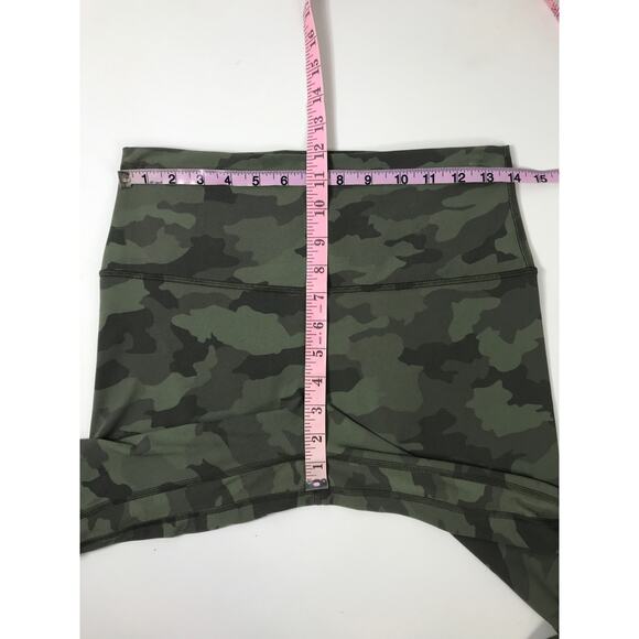 Lululemon Women's 10 Align High Rise Pant 25" Green Camo Leggings Athletic Yoga - Picture 9 of 10